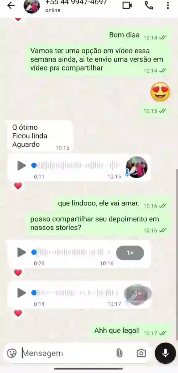 Customer reaction video